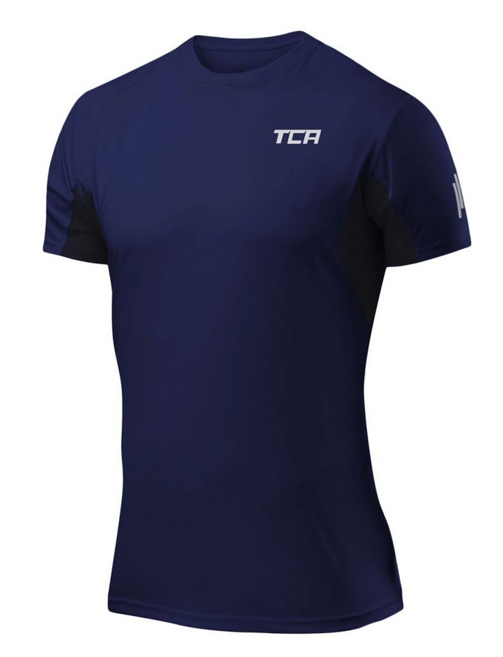 TCA T-Shirt TCA Herren Atomic T-Shirt - Dunkelblau (UPF 50) (1-tlg) von TCA