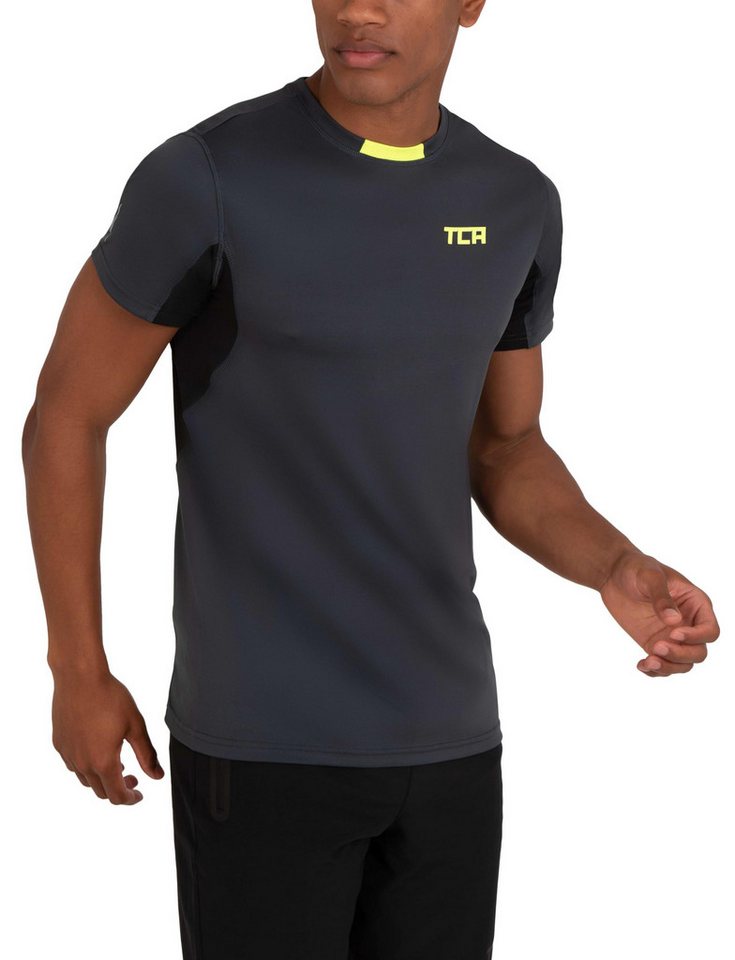 TCA T-Shirt TCA Herren Atomic T-Shirt - Dunkelgrau, L (1-tlg) von TCA