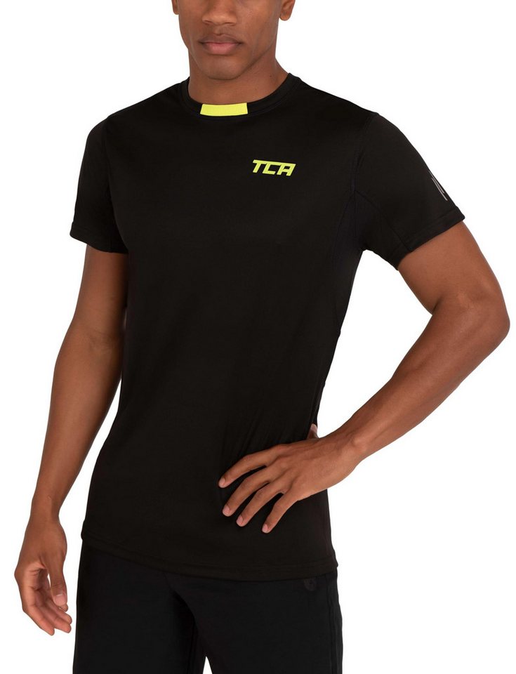 TCA T-Shirt TCA Herren Atomic T-Shirt XL Schwarz (1-tlg) von TCA