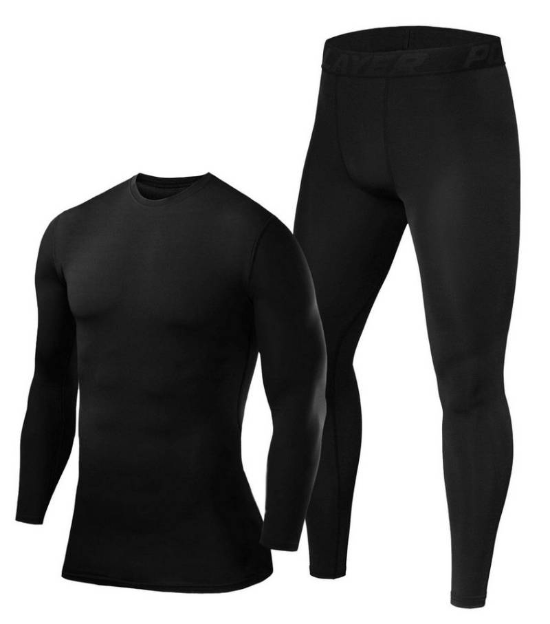 TCA Trainingsanzug Jungen Performance Unterwäsche Set - Thermo Langarm & Shorts (1-tlg) von TCA