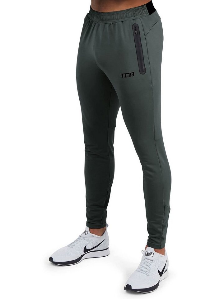 TCA Trainingshose TCA Herren Jogginghose Quickdry, Dunkelgrün, 3XL (1-tlg) von TCA