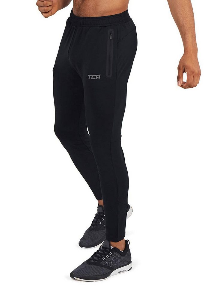 TCA Trainingshose TCA Herren Jogginghosen mit Reißverschlusstaschen - Anthrazit (1-tlg) von TCA