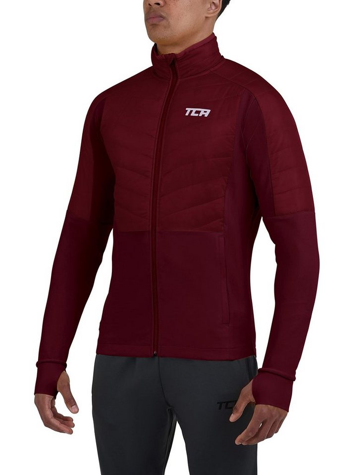 TCA Trainingsjacke Herren Laufjacke TCA Excel Runner - Cabernet, L von TCA