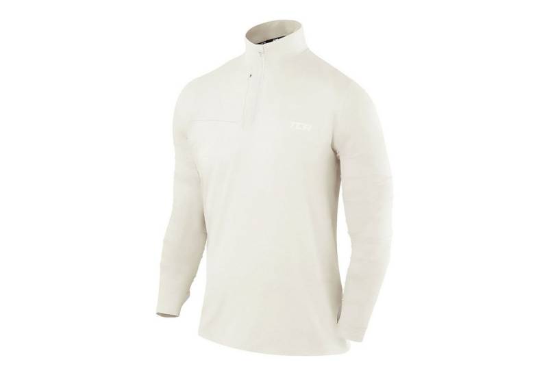 TCA Trainingsshirt TCA Herren Fusion Pro Quickdry Langarm Laufshirt Weiß XXL von TCA