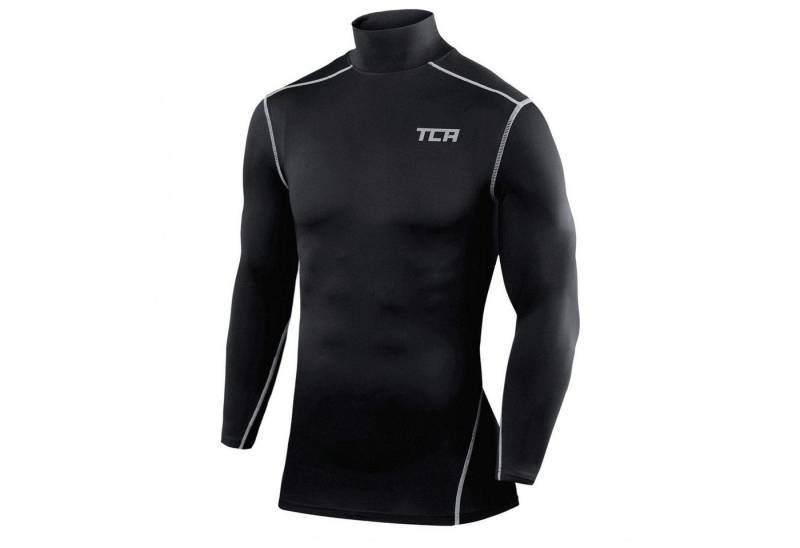 TCA Trainingsshirt TCA Herren Kompression Langarm Thermo Oberteil - Schwarz, XXL (1-tlg) von TCA