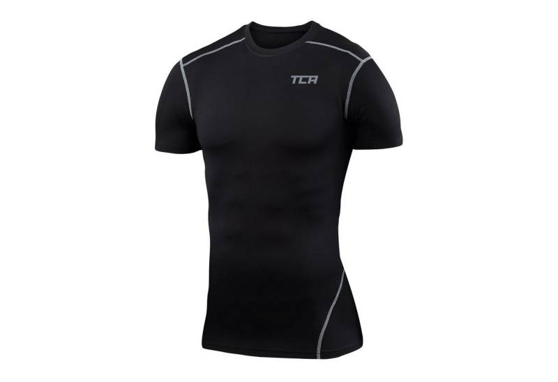 TCA Funktionsshirt TCA Herren Pro Performance Shirt, Thermo, Sportshirt - Schwarz, XL (1-tlg) von TCA