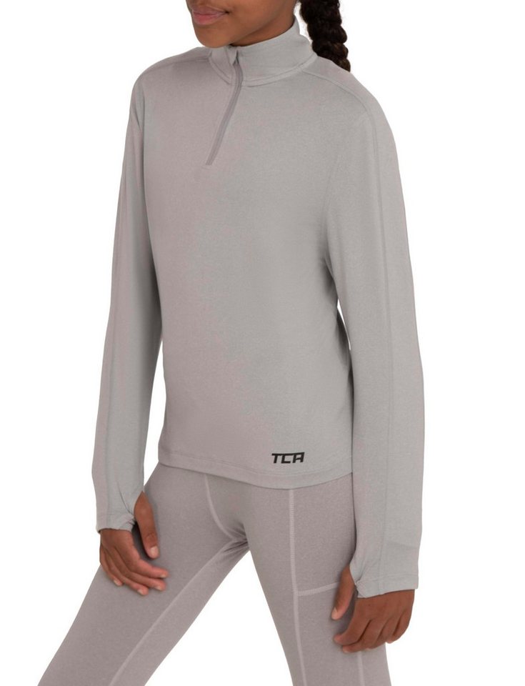 TCA Trainingsshirt TCA Mädchen Fusion Quickdry Leichtes Laufshirt mit (1-tlg) von TCA