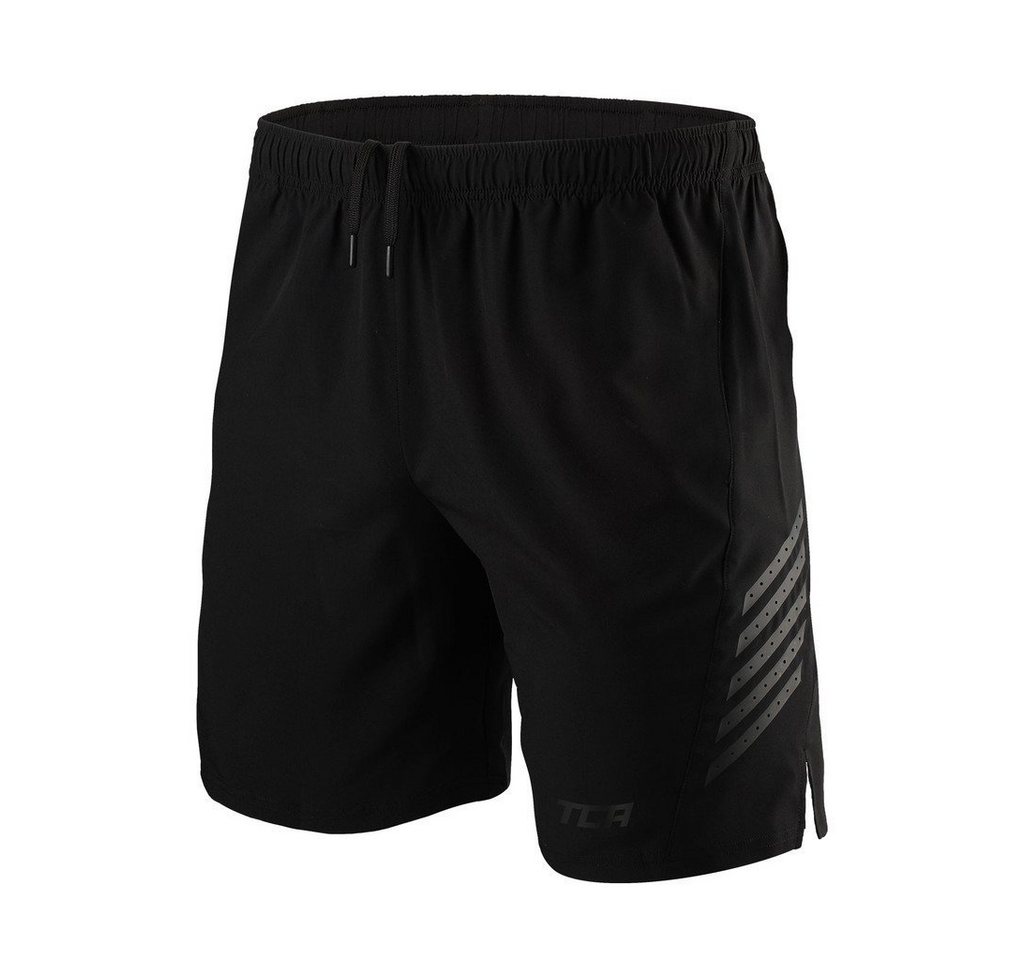 TCA Trainingsshorts TCA Herren Laser Laufshorts, Leichtgewicht, Taschen - Schwarz (1-tlg) von TCA