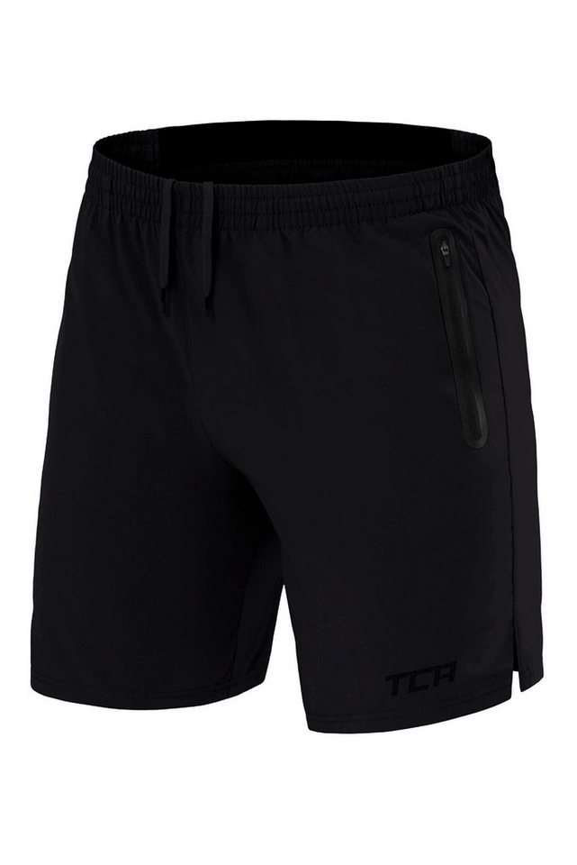 TCA Trainingsshorts TCA Herren Elite Tech Laufhose Gymshorts Trainingsshorts - Schwarz, XL von TCA
