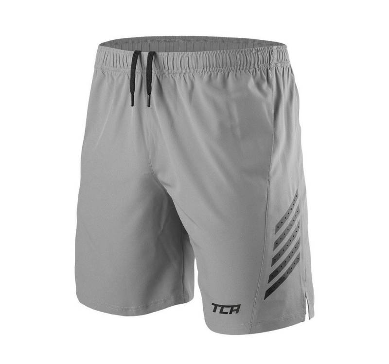 TCA Trainingsshorts TCA Herren Laufshorts Laser Leichtgewicht Taschen Hellgrau XXL (1-tlg) von TCA
