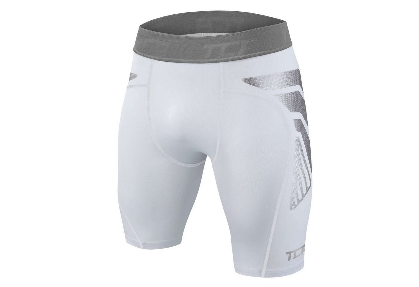 TCA Funktionsshorts TCA Herren CarbonForce Pro Thermo Shorts - Weiß (1-tlg) von TCA