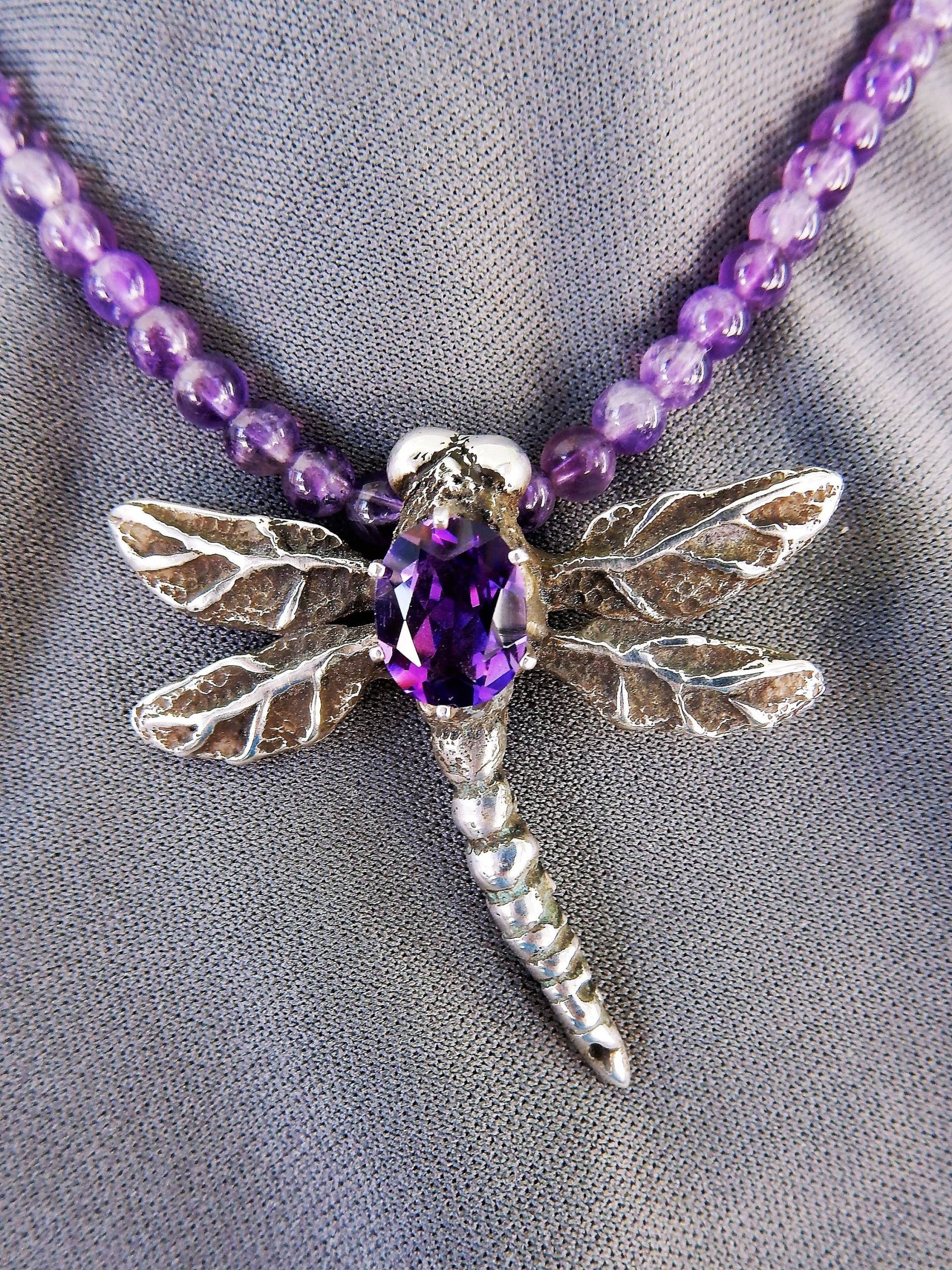Libellen Anhänger Mit Amethyst Libellen Anhänger Mit Amethyst von TCBodeker