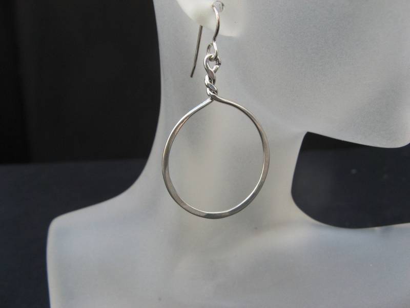 sterling Silber Kreis/Hoop Ohrringe sterling Silber Kreis/Hoop Ohrringe von TCBodeker