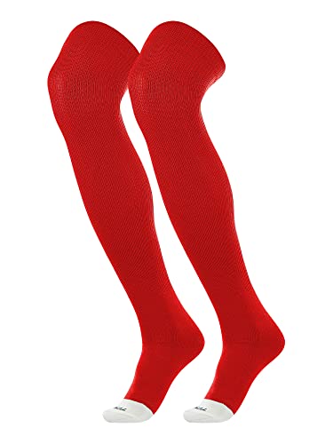 TCK Prosport Baseballsocken Overknee (Scarlet, Large), scharlachrot, Large von TCK