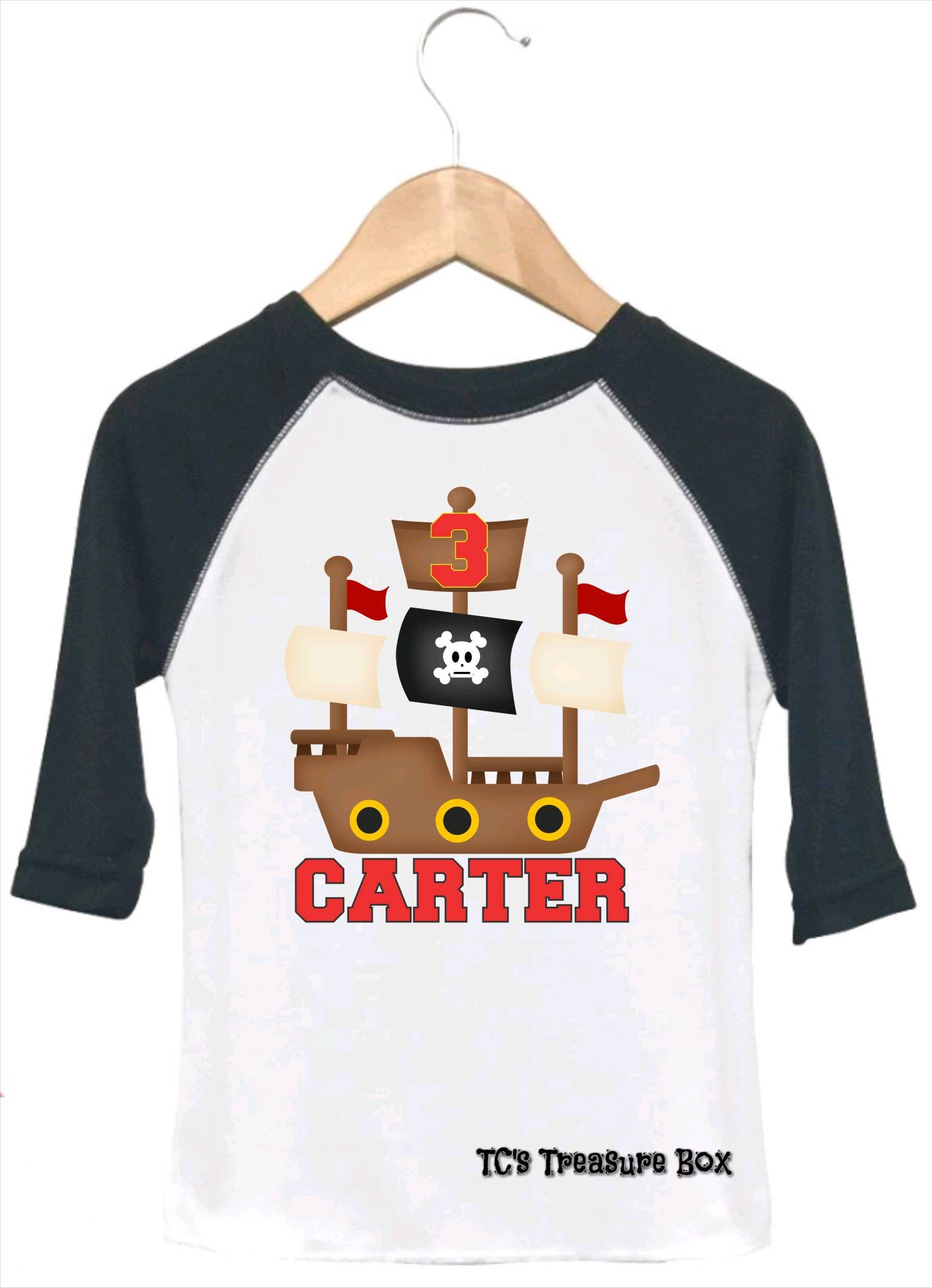 Piraten Geburtstagsshirt, Piratenschiff Piratenparty, Geburtstagsparty, Jungen Shirt Piraten Geburtstagsshirt, Piratenschiff Piratenparty, Geburtstagsparty, Jungen Shirt von TCTreasureBox
