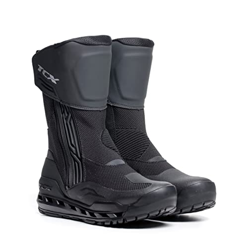 TCX Herren Clima 2 Surround Gore-TEX Motorrad-Touring-Stiefel, Black Dark Grey, 41 EU von TCX