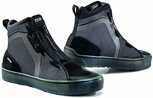 TCX Herren IKASU WP wasserdichte Motorradschuhe, Schwarz/Reflex, 46 EU von TCX