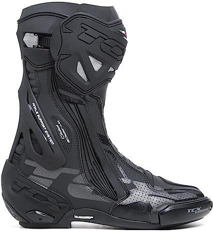 TCX Herren Rt-Race Pro Air Motorcycle Boot, Black Reflex, 41 EU von TCX