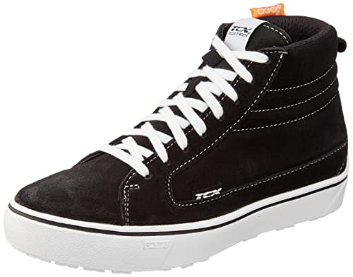 TCX Herren Street 3 Wp Motorcycle Boot, Black White, 47 EU von TCX