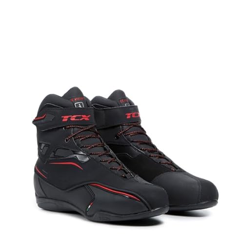 TCX Herren Zeta Waterproof motorradschuhe, Schwarz, 48 EU von TCX
