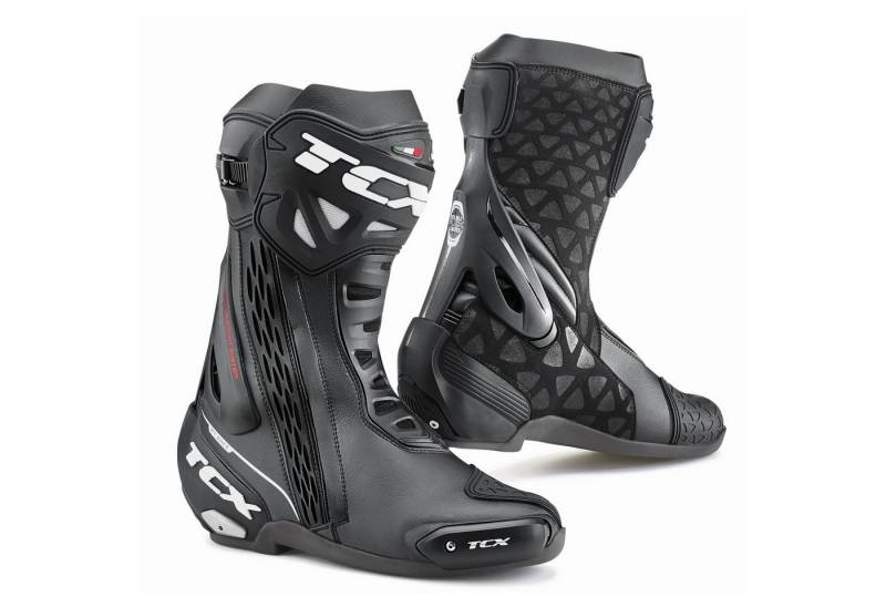 TCX TCX RT-Race Herren Stiefel schwarz 40 Motorradstiefel (Packung, Antistatische und Öl- und Benzinfeste Sohle) von TCX