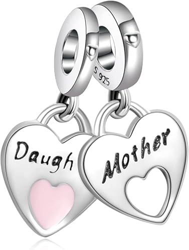 TCZNAF Daughter and Mother Armband Charms für Europäische Armbänder Halsketten Muttertag Bead Charm für Damen Schmuck Geschenk von TCZNAF