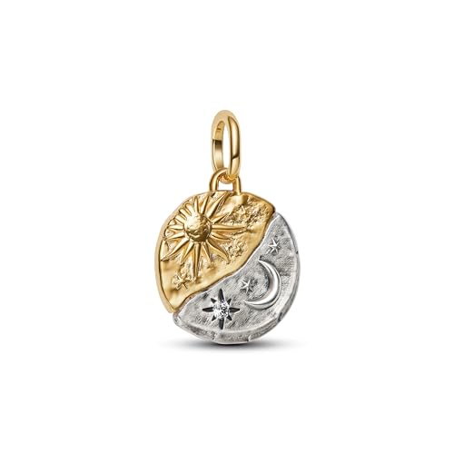 TCZNAF Sonne und Mond Charms Armbände Bead Compatible fü Armband Christmas Schmuck für Damen Weihnachten Charm von TCZNAF