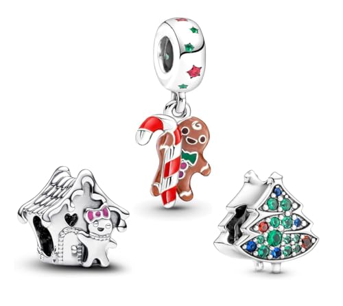 TCZNAF Weihnachten Charms Armbände Bead Compatible für Der Große Teil Europas Armband&Halskette Christmas Schmuck für Damen TCZNAF Weihnachten Charms Armbände Bead Compatible für Der Große Teil Europas Armband&Halskette Christmas Schmuck für Damen von TCZNAF