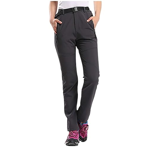 Damen Wanderhose Wasserdicht Softshellhose, Thermohose Damen Winter Gefüttert Große Größen Zip Off Stretch Trekkinghose Mit Taschen Winter Warm Stretch Thermohose Atmungsaktiv Outdoorhose Wanderhosen Damen Wanderhose Wasserdicht Softshellhose, Thermohose Damen Winter Gefüttert Große Größen Zip Off Stretch Trekkinghose Mit Taschen Winter Warm Stretch Thermohose Atmungsaktiv Outdoorhose Wanderhosen von TDEOK