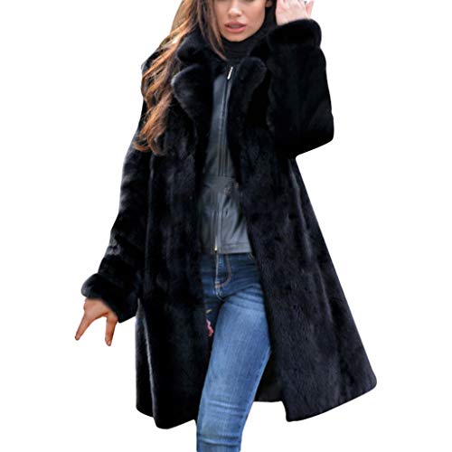 Felljacke Damen Schwarz Teddyjacke Elegant Pelzjacke Microfaser Pelzmantel Maxi Wintermantel Locker Fellmantel Kunstfell Übergangsjacke Lang Verdickte Winterjacke Warm Kuscheljacke Fell Trenchcoat 3Xl Felljacke Damen Schwarz Teddyjacke Elegant Pelzjacke Microfaser Pelzmantel Maxi Wintermantel Locker Fellmantel Kunstfell Übergangsjacke Lang Verdickte Winterjacke Warm Kuscheljacke Fell Trenchcoat 3Xl von TDEOK