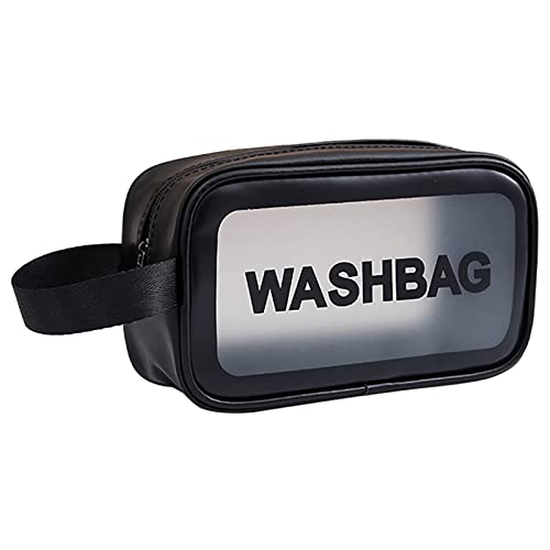 Messgeräte Taschen S-Sets Waschbeutel mit für Reisen Make-up-Taschen multifunktionale wasserdichte PVC-Aufbewahrungstasche Mit Taschen Schwarz von TDEOK