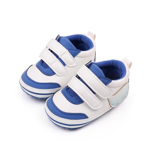 TDEOK Baby-weiche Baby-Kleinkind-Schuhe, atmungsaktive Kinderschuhe Sneaker Mit Plateau Damen (BU1, 20 Infant) von TDEOK