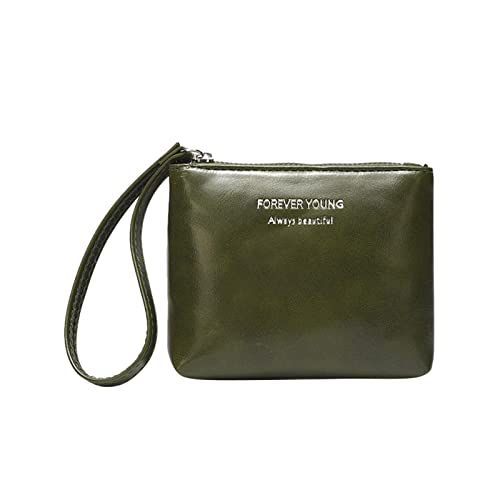 TDEOK Damen Geldbörse Damen Geldbörse Damen Geldbörse Brieftasche Geschenkkarton (Green, One Size) von TDEOK