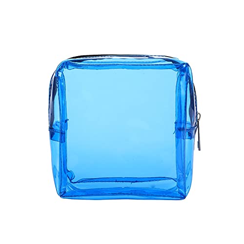 TDEOK Damen Herren Mode Kosmetiktasche transparent bunt wasserdicht Kulturbeutel Reisezubehör Für Flugzeug (D, One Size) von TDEOK