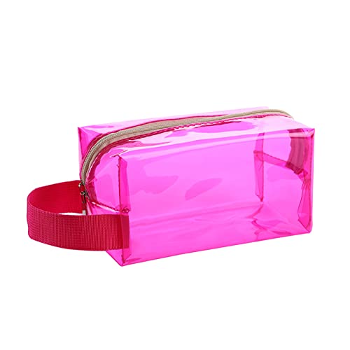 TDEOK Damen Herren Transparente Kosmetiktasche Aufbewahrungstasche wasserdichte Waschtasche mit großer Kapazität Reisezubehör Kosmetik (A, One Size) von TDEOK