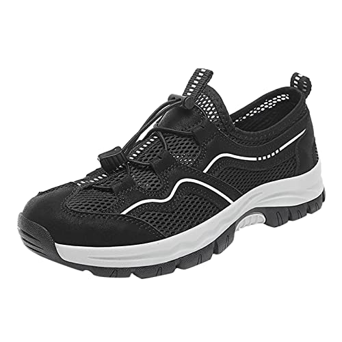 TDEOK Herren Business Schuhe Mode Sommer und Herbst Männer Turnschuhe Wanderschuhe rutschfeste Sohle Mesh Atmungsaktiv Bequeme Schnürung Freizeit Herren Sneaker 47 von TDEOK