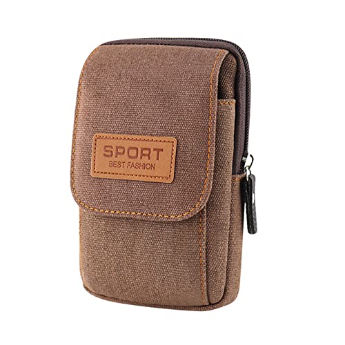 TDEOK Herren-Kapazität, leichte Taille, die Bergsteigen-Gürteltasche trägt, große multifunktionale Tasche, Hüfttaschen Taktische Hüfttaschen (Brown, One Size) von TDEOK