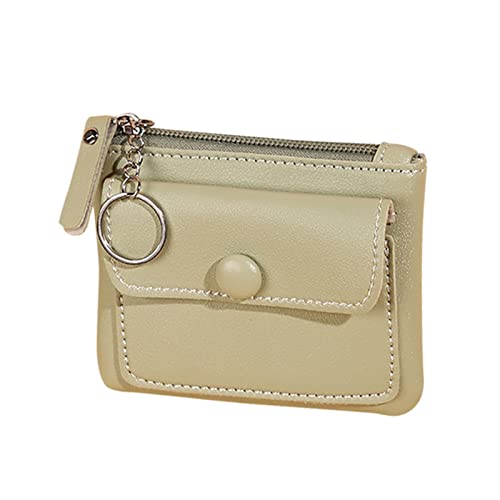 TDEOK Lady Wallet Fashion Bag und sehr tragbare, leichte und große Brieftasche Kitkartenhüllen Mit Abschirmung (Green, One Size) von TDEOK