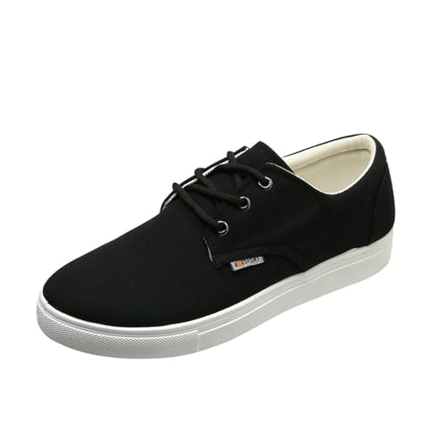 TDEOK Leinenschuhe Herren Lässige - Segeltuchschuhe Herren Slipper Joggingschuhe Vielseitiger Wanderschuhe Runde Zehe Walkingschuhe Halbschuhe rutschfeste Outdoorschuhe Klassische Sportschuhe von TDEOK