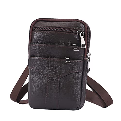 TDEOK Mode Männer Einfarbig Outdoor Sport Gürteltasche Handytasche Umhängetasche Geldbörse Umhängetasche Hüfttaschen Für Männer (A, A) von TDEOK