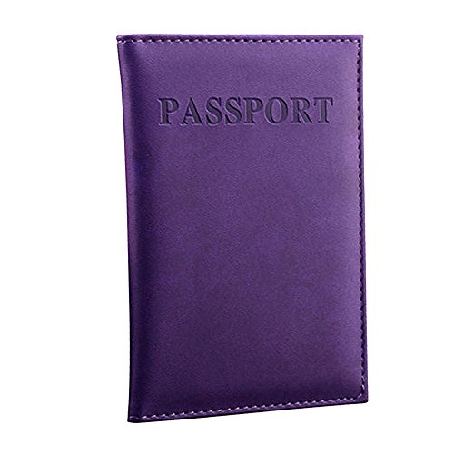 TDEOK Schule Taschen Für Passport ID Protektor Beautiful Card dedizierte Abdeckungshaltertasche Taschen Für Damen (Purple, One Size) von TDEOK