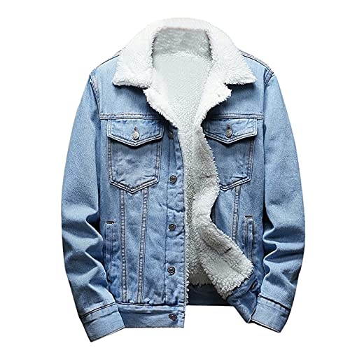 TDEOK Winterjacke Herren Jeansjacke Gefüttert-Teddyfutter Winterjacke Warm Gefüttert Fleecejacke Große Größen Jeansjacken Warm Übergangsjacke Winter Cargo-Jacke Vintage Denim-Jacket Arbeitsjacke TDEOK Winterjacke Herren Jeansjacke Gefüttert-Teddyfutter Winterjacke Warm Gefüttert Fleecejacke Große Größen Jeansjacken Warm Übergangsjacke Winter Cargo-Jacke Vintage Denim-Jacket Arbeitsjacke von TDEOK