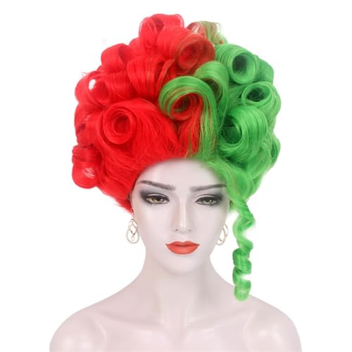 Frauen Lockenperücke Hochtemperatur-Synthetik für Tanzpartys Festivals Zylinderhüte Frauen Lockenperücke Hochtemperatur-Synthetik für Tanzpartys Festivals Zylinderhüte von TDJDYQU