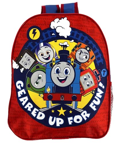 TDL Thomas & Friends Kinder Junior Rucksack mit Netz-Seitentasche, mehrfarbig, One size von TDL