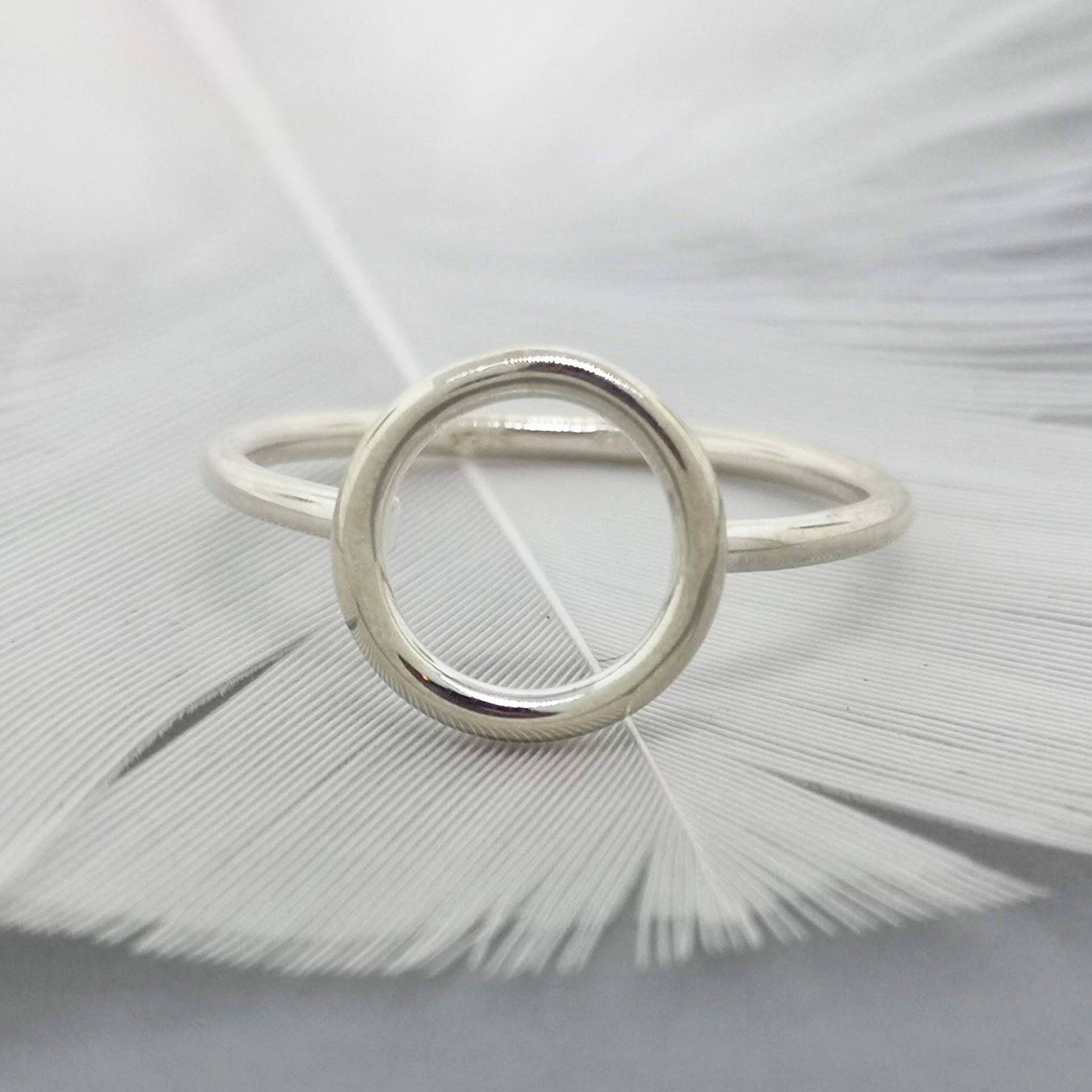 Purity Offener Kreis Ring Aus Sterling Silber - Karma Einzigartige Geschenke Für Mutter Zierliche Engagement Ringe Frauen Idealer Abschlussball Purity Offener Kreis Ring Aus Sterling Silber - Karma Einzigartige Geschenke Für Mutter Zierliche Engagement Ringe Frauen Idealer Abschlussball von TDNCreations