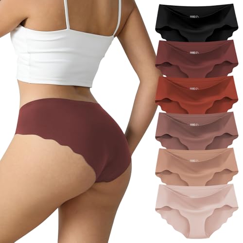 TDONE Nahtlose Unterhosen Damen,Bequeme Seamless Slips Damen Niedriger Taille Unsichtbare Unterwäsche Frauen Nahtlos Atmungsaktiv Hipsters Panties Bikini Mehrpack 6er Pack TDONE Nahtlose Unterhosen Damen,Bequeme Seamless Slips Damen Niedriger Taille Unsichtbare Unterwäsche Frauen Nahtlos Atmungsaktiv Hipsters Panties Bikini Mehrpack 6er Pack von TDONE