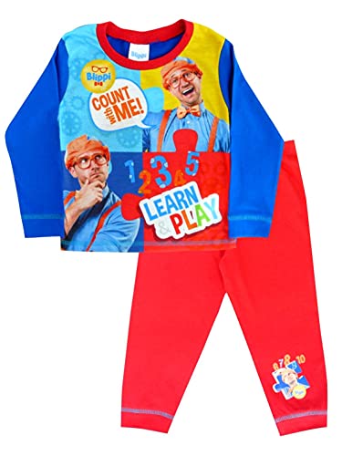 TDP Textiles Blippi Count with Me! Jungen Schlafanzug 3-4 Jahre von TDP Textiles
