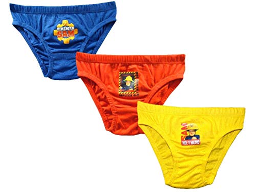 TDP Textiles Fireman Sam Jungen 3er Pack Briefs 4-5 Jahre von TDP Textiles
