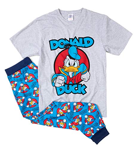 TDP Textiles Mens Grey Donald Duck Pyjamas von TDP Textiles
