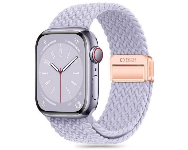 TECH PROTECT Armband (Armband, Einzelartikel), Geflochtenes Nylonarmband mit Magnetverschluss für Apple Watch von TECH PROTECT